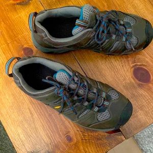 KEEN ‘Koven’ Womens Trail Hiking Shoes Brown/Blue